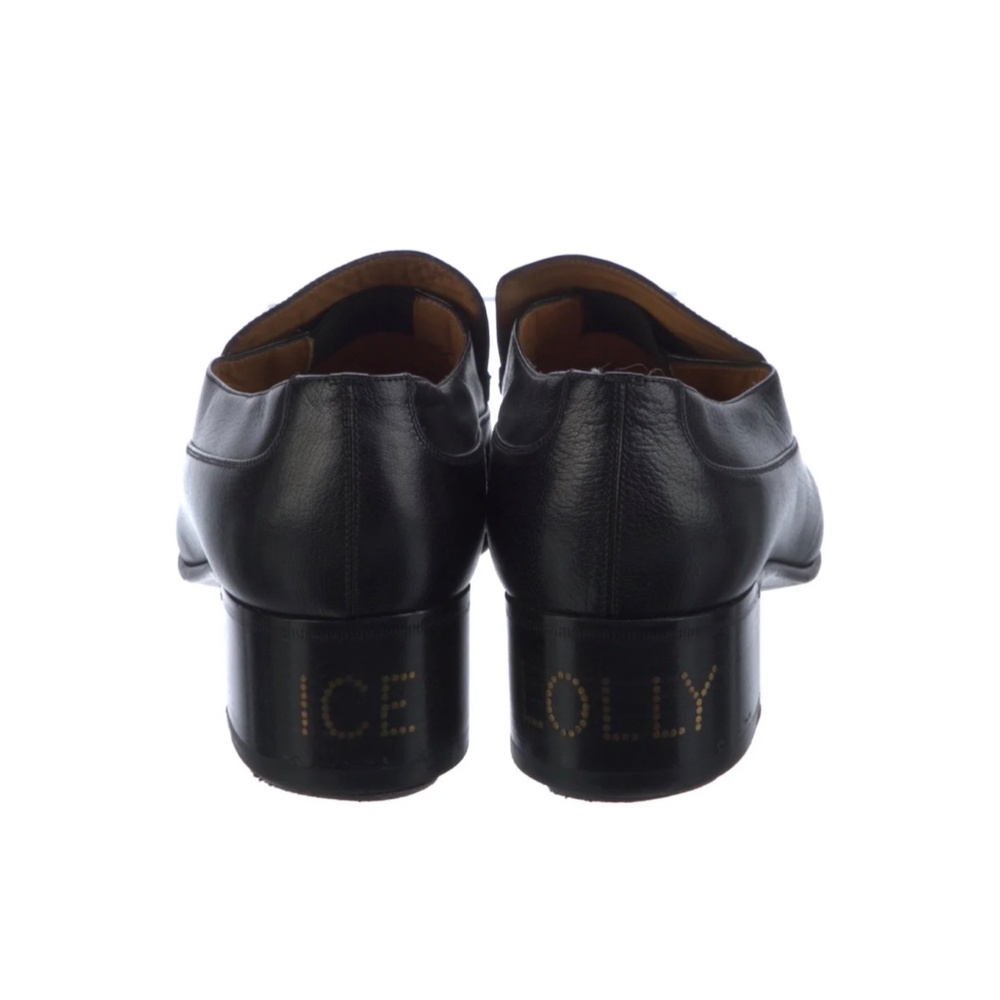 Gucci leather chain-link accents dress shoes - Picture 3 of 4